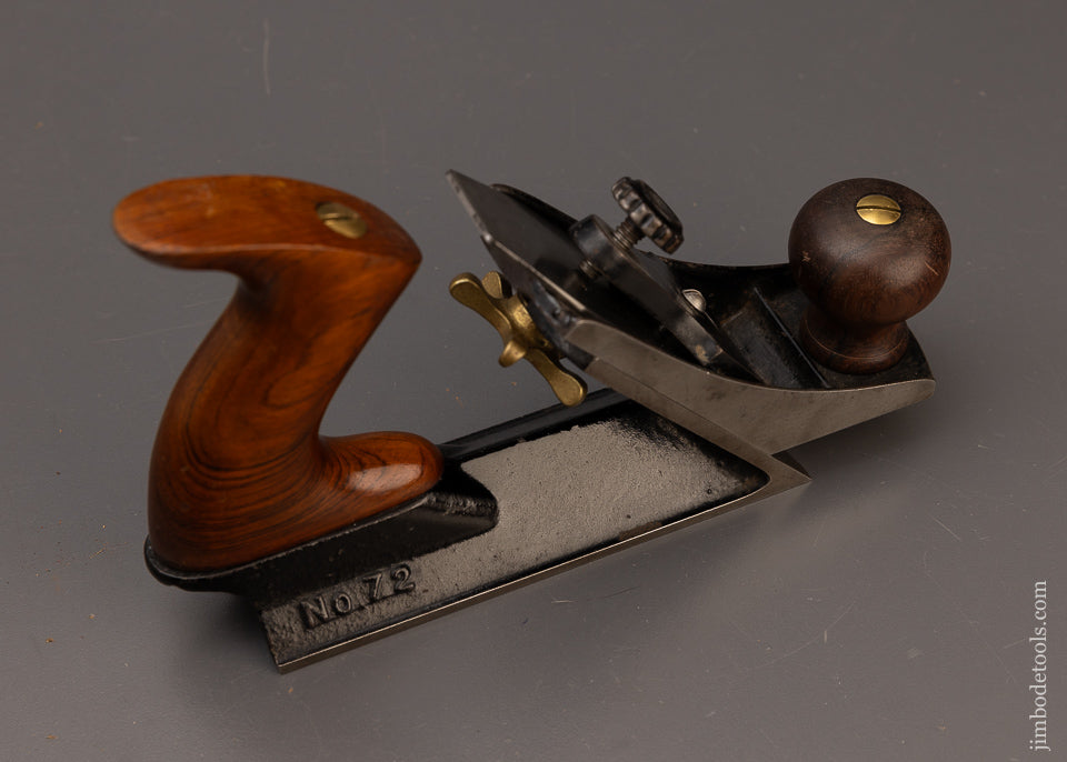 Premium Near Mint Early STANLEY No. 72 Chamfer Plane with 1885 Patent Date on Iron - 111450