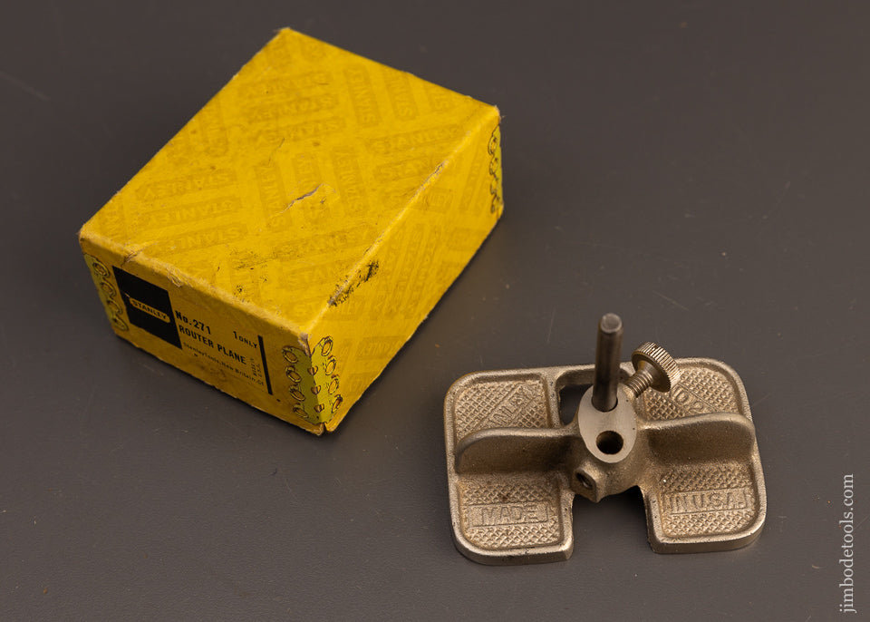 STANLEY No. 271 Router Mint in Box - 111473