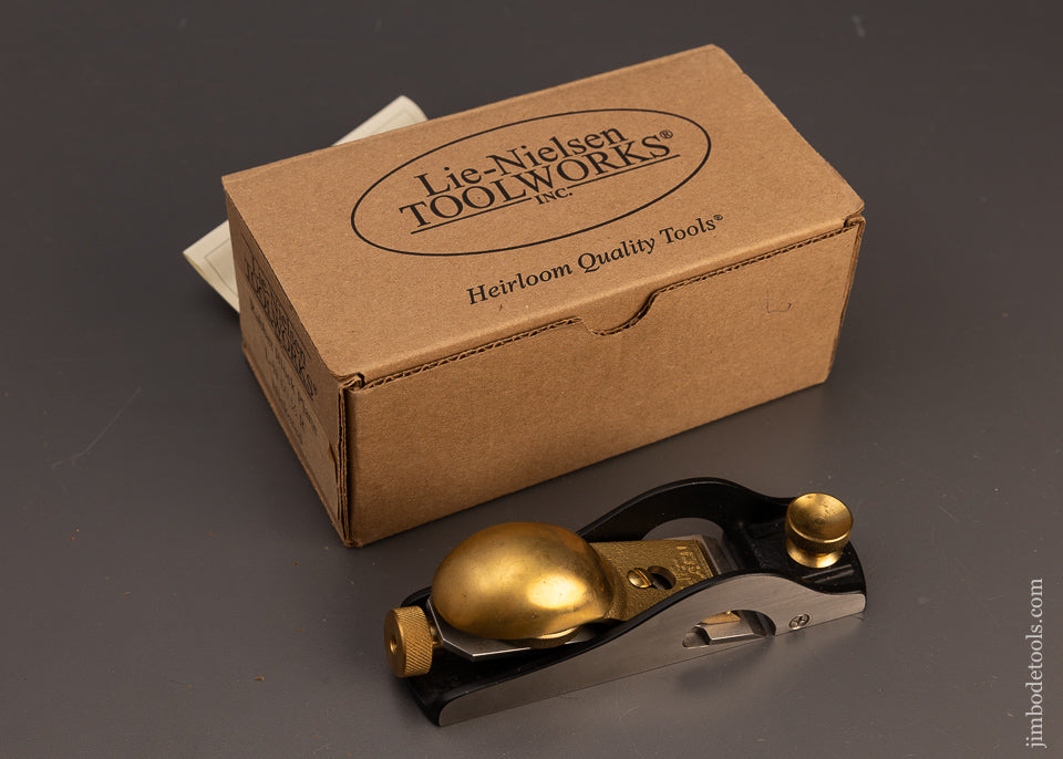LIE NIELSEN No. 60 1/2 R Rabbet Block Plane In Box Nickeled - 111474 ...