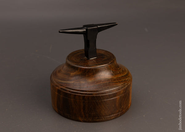 Watch Maker’s Anvil on Lignum Vitae Stump - 111481