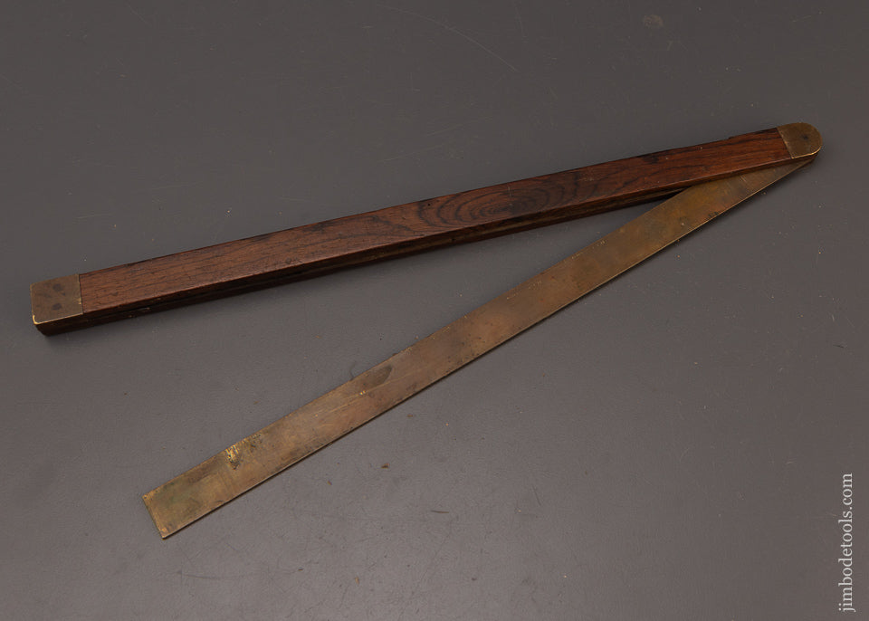 Very Rare STANLEY No. 42 1/2 Rosewood Ship Wright’s Bevel Square - 111488