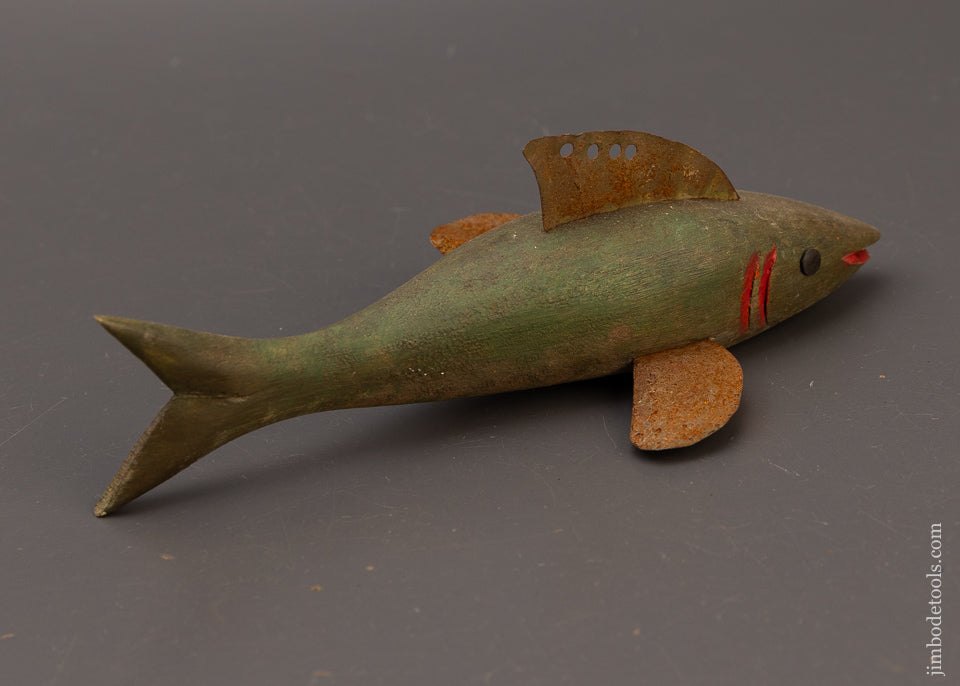 8 Inch Fish Decoy by ROBT. LINDNER Clarence, N.Y. - 111507