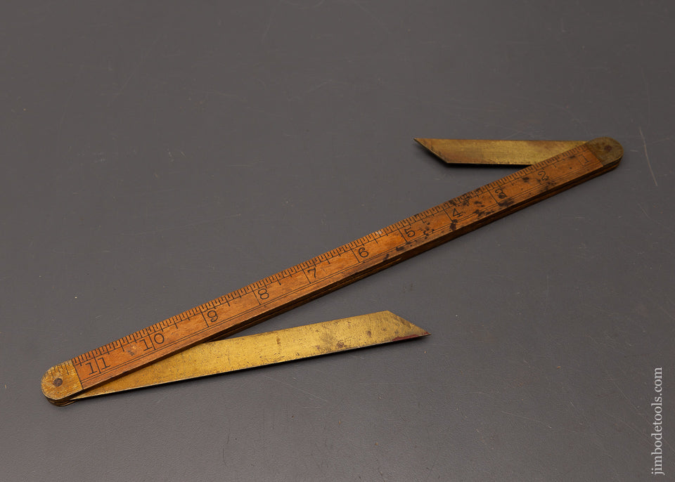 LUFKIN No. 42 Boxwood Shipwright’s Rule & Bevel - 111521