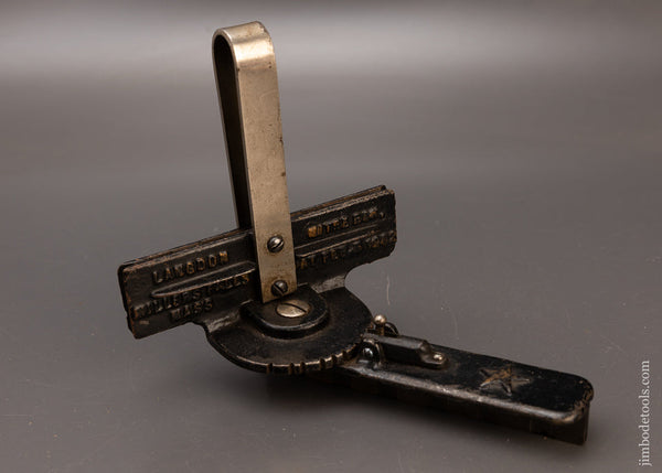 Patented MILLERS FALLS LANGDON Portable Miter Box - 111525