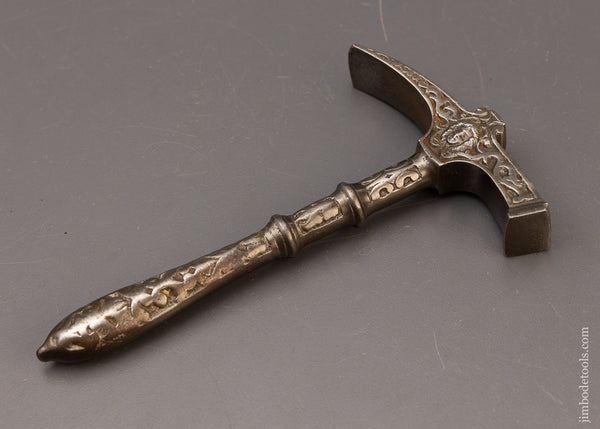 Fine C.T. HENNIG PATENT 1901 Ornate Hammer - 111547