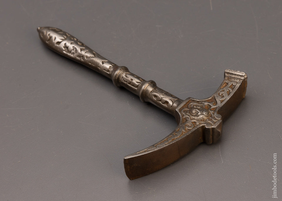 Fine C.T. HENNIG PATENT 1901 Ornate Hammer - 111547