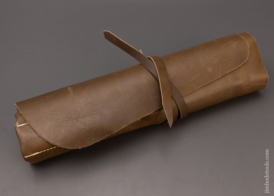 Leather Roll of 3 RAY ILES Pig Sticker Mortise Chisels - 111549