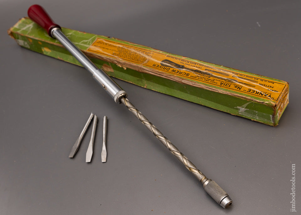 STANLEY No. 131A YANKEE Spiral Ratchet Screw Driver Mint in Box - 111554