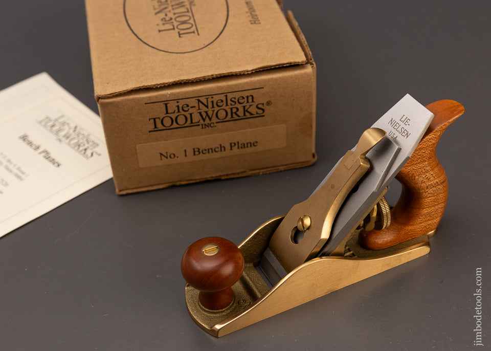 DISCONTINUED Bronze LIE NIESEN No. 1 Smooth Plane Mint in Box - 111581