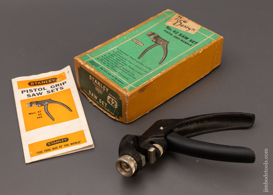 STANLEY No. 42 Saw Set Mint in Box - 111583