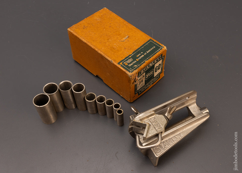 100% Complete & Mint in Box STANLEY No. 60 Doweling Jig - 111594