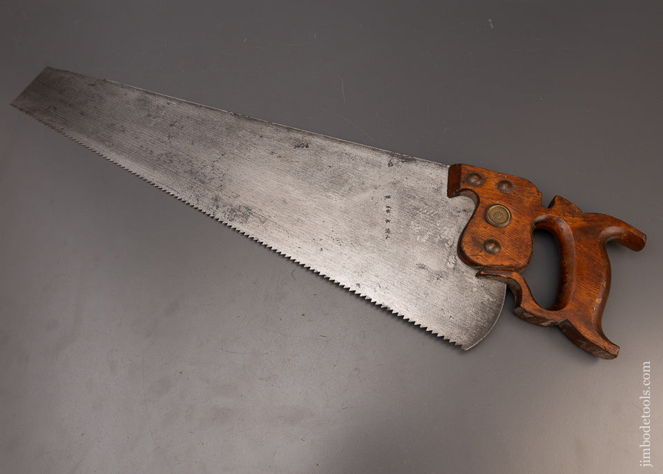 Excellent DISSTON No. 7 Rip Hand Saw - 111602