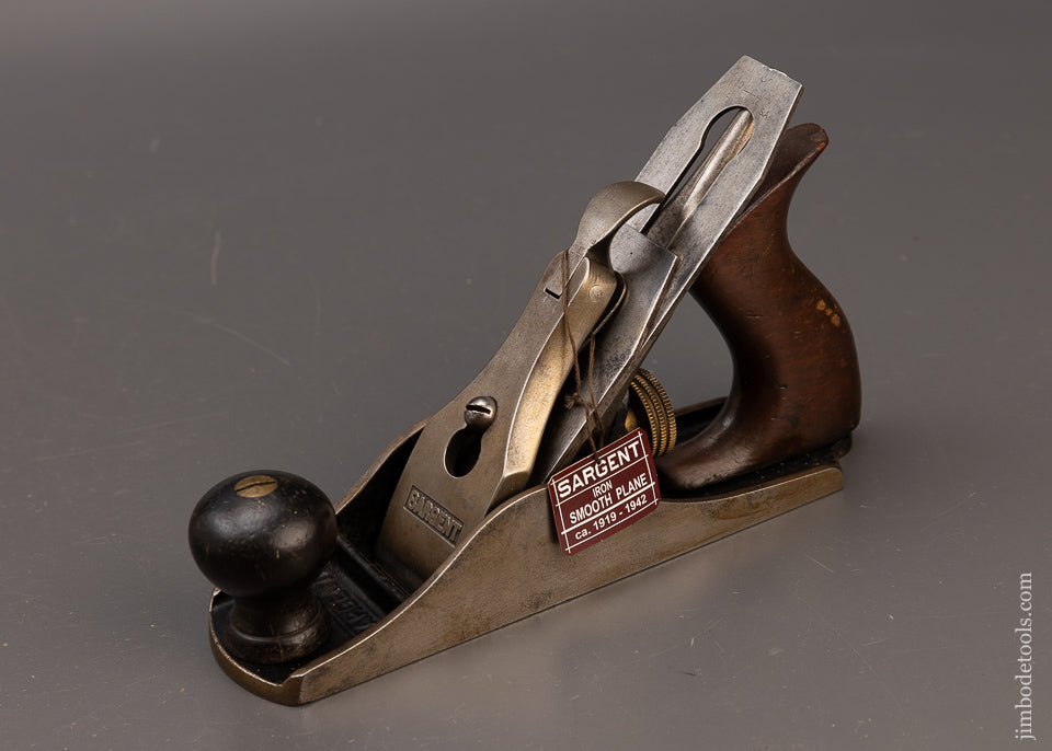 Fine SARGENT No. 407 (No. 2 Size) Smooth Plane - 111606