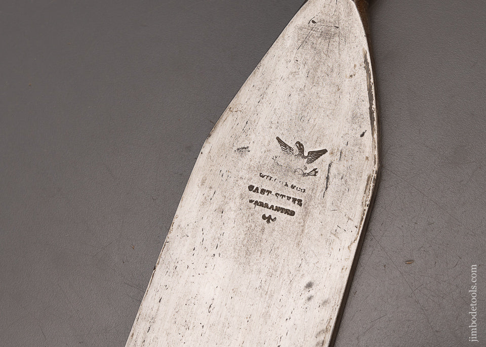 WILCOX & CO. EAGLE Stamp Rosewood Handled Timber Framing Slick - 111617