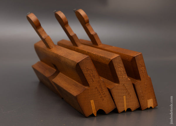 3 Near Mint Side Bead Moulding Planes by HIELDS NOTTINGHAM - 111633