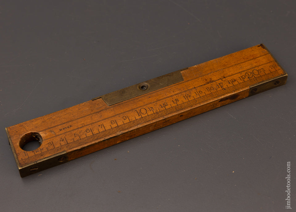 9 Inch Boxwood Combination Rule & Level Unmarked - 111639