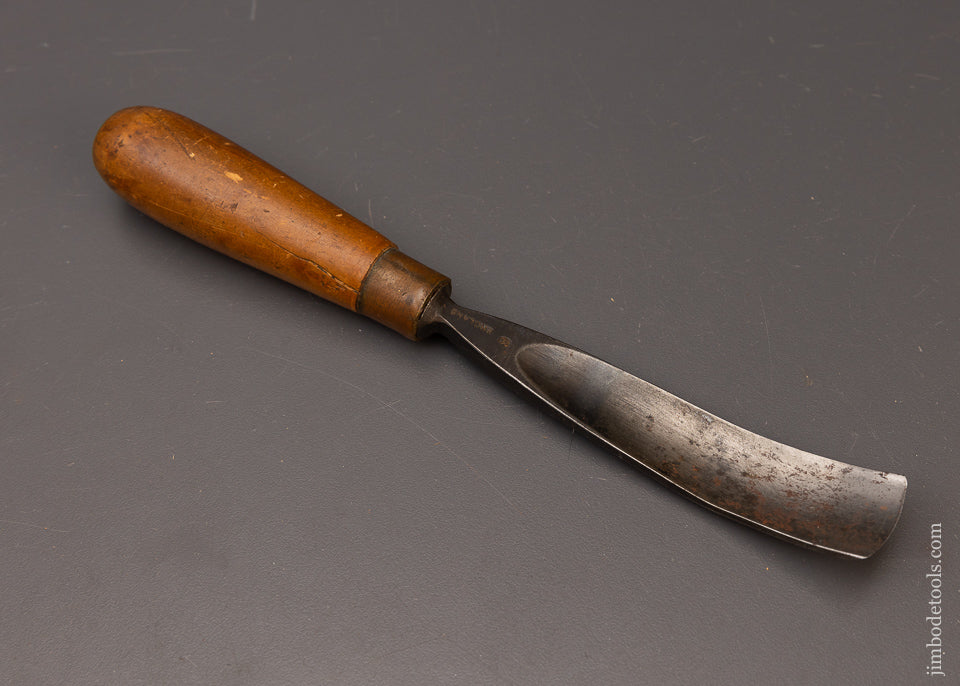 Fat ADDIS Carving Chisel Gouge Extra Wide 1 Inch Wide No. 5 Sweep - 11 ...