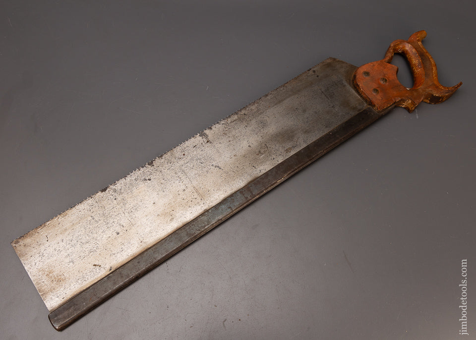 Excellent DISSTON 20 Inch Back Saw - 111658