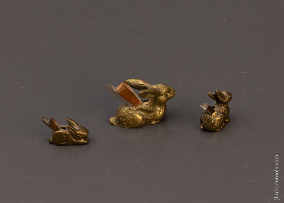 Set of 3 PAUL HAMLER Miniature Rabbit Rabbet Planes - 111659