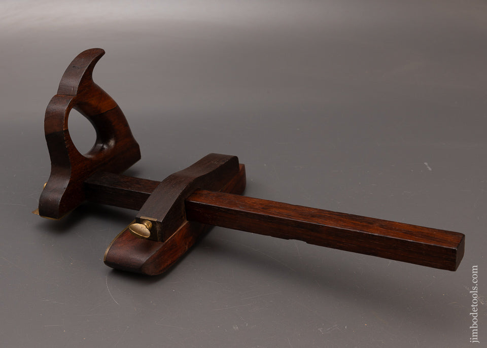 Fine RICE PATENT SEPT. 9, 1873 Rosewood Slitting Gauge - 111668