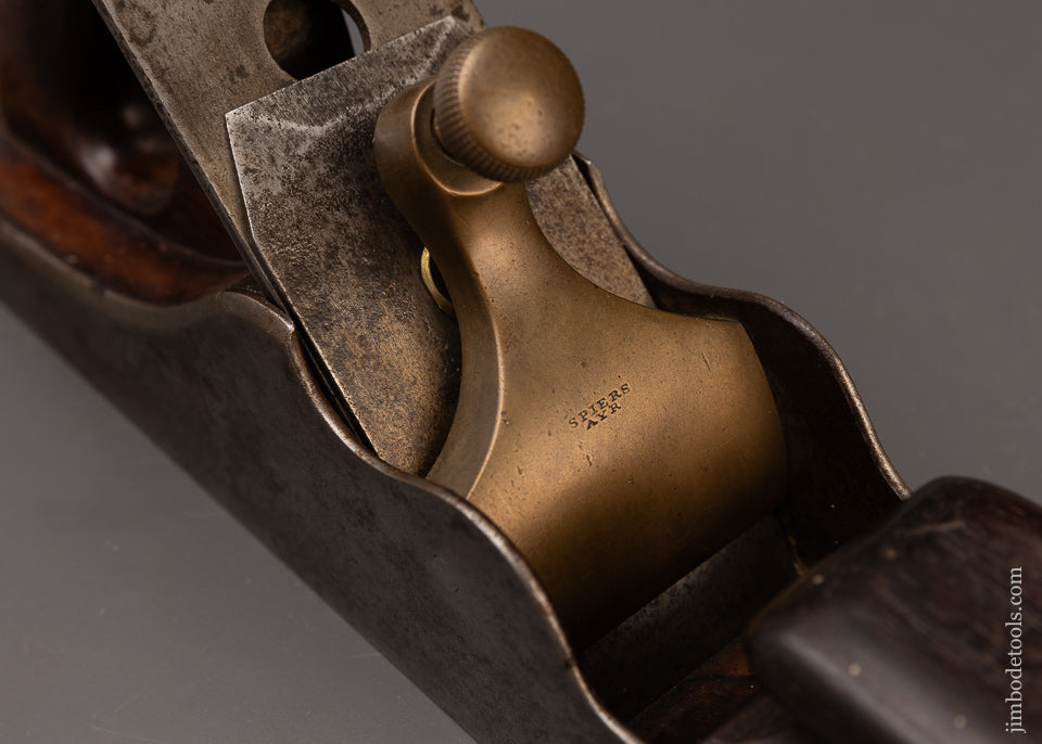 SPIERS AYR Dovetailed Rosewood Infill Bench Plane - 111701