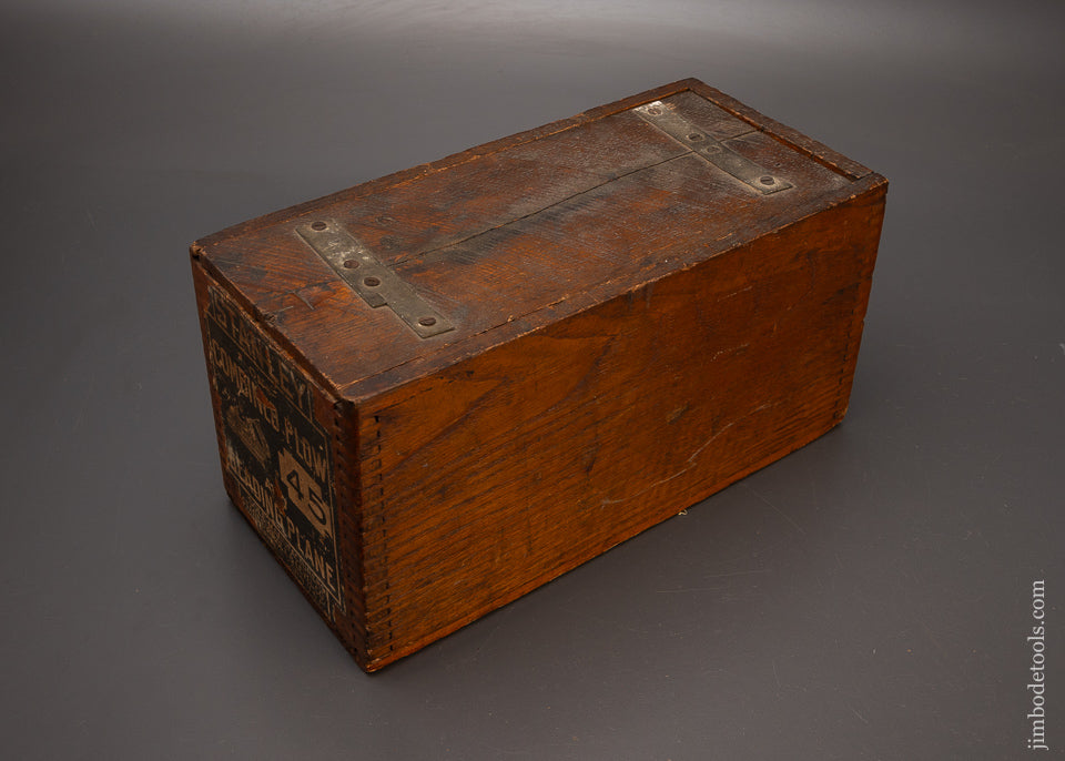 100% Complete Type 8 STANLEY No. 45 Combination Plow Plane in Box 1907- 08 - 111703