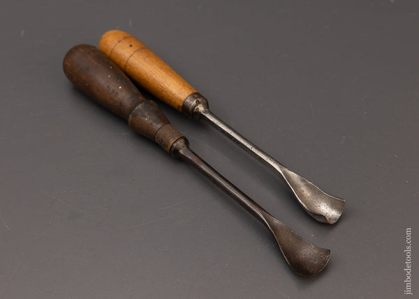 Big Pair of D.R. BARTON Spoon Gouges - 111707