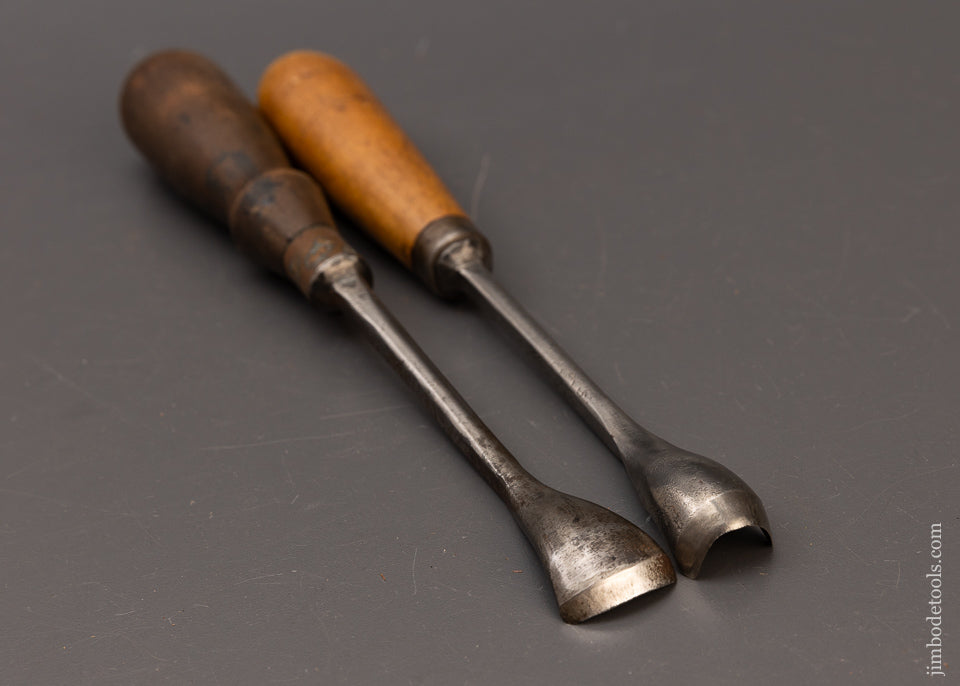 Big Pair of D.R. BARTON Spoon Gouges - 111707