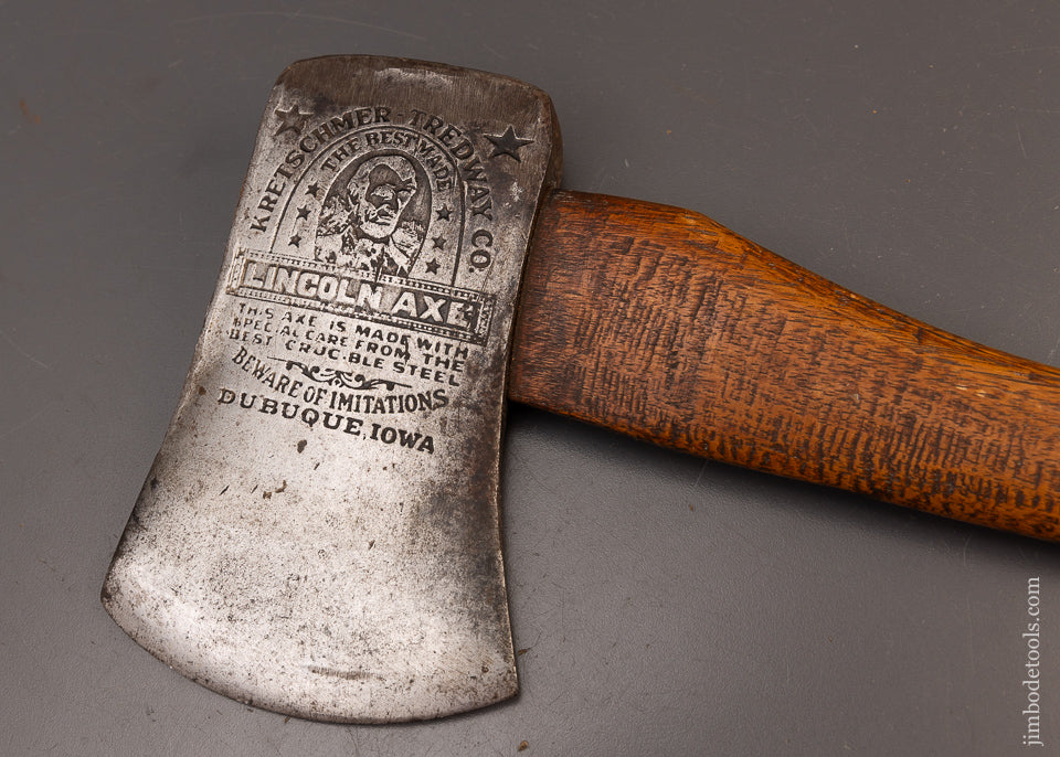 KRETSCHMER TREDWAY CO. LINCOLN AXE Embossed Axe - 111708