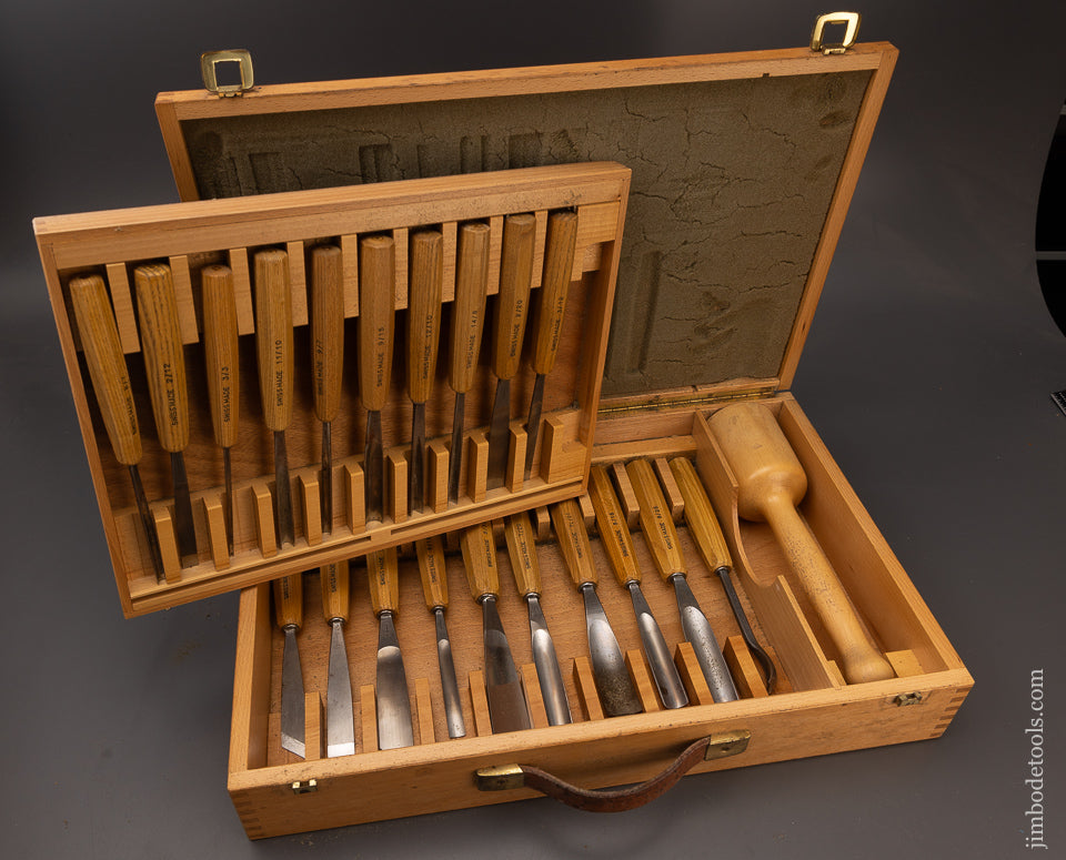 Amazing Set of 20 Mint PFEIL SWISS MADE Carving Chisels Gouges - 111722