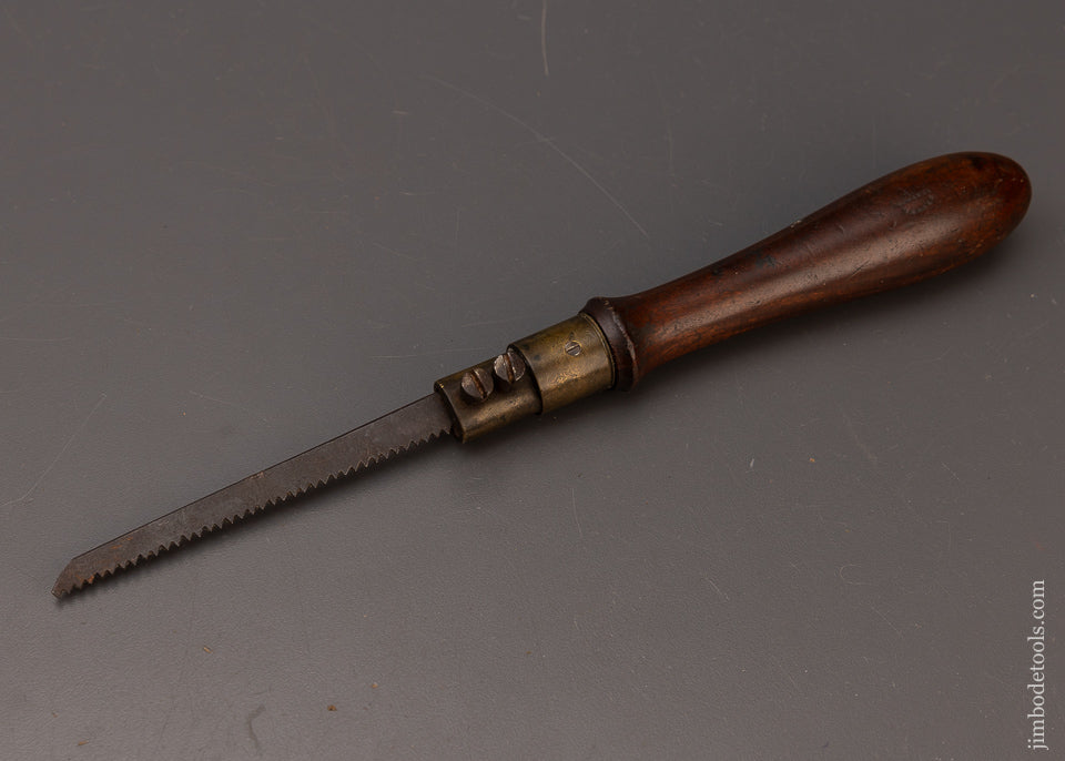 Rare Mahogany English Pad Saw by HENRY BROWN & DAVID FLATHER 1828-49 - 111724