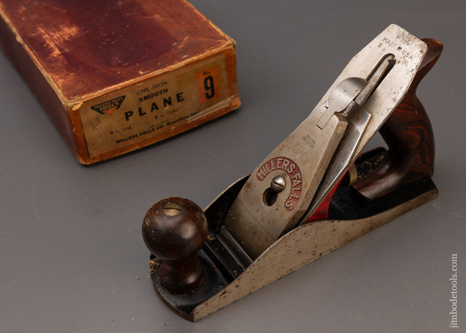 MILLERS FALLS No. 9 Smooth Plane in Original Box - 111730