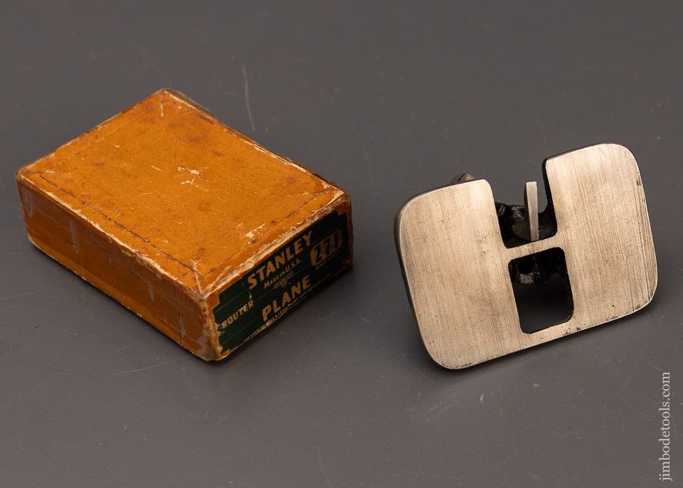 STANLEY No. 271 Router Plane Mint in Box - 111752