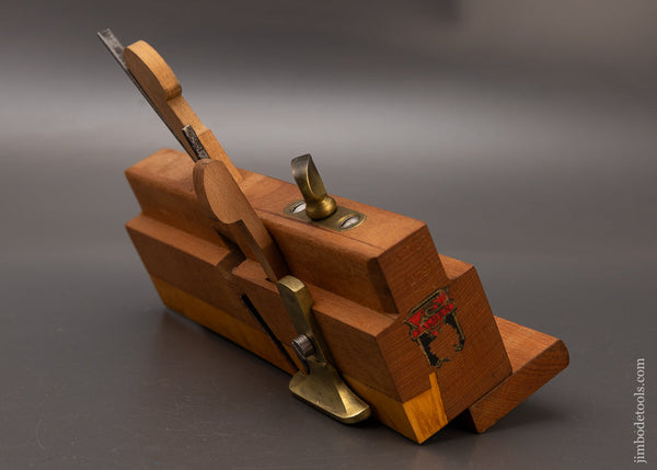 Dead Mint Unused Wooden Moving Filletster Plane by SALMEN - 111782