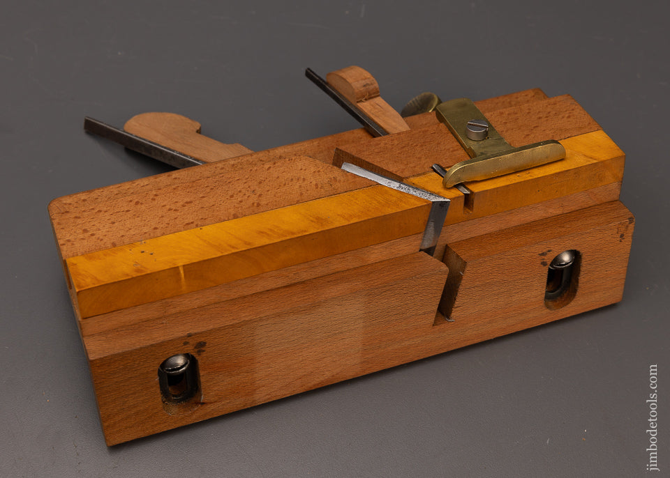 Dead Mint Unused Wooden Moving Filletster Plane by SALMEN - 111782