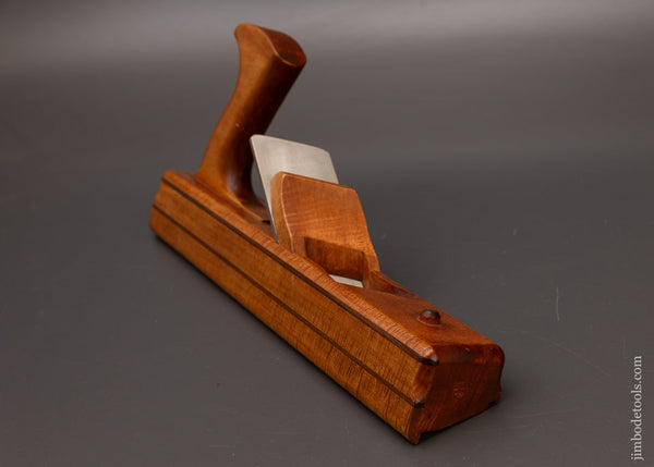 Rare & Mint & Unused LEON ROBBINS Tiger Maple Panel Raiser Plane LEFT Handed! - 111815