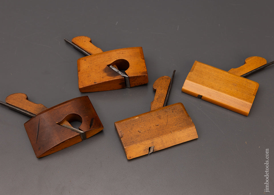 4 Fine PRESTON Mini Boxwood Moulding Planes - 111828