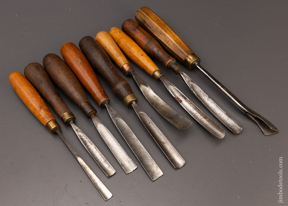 9 ADDIS Chisels Gouges - 111835