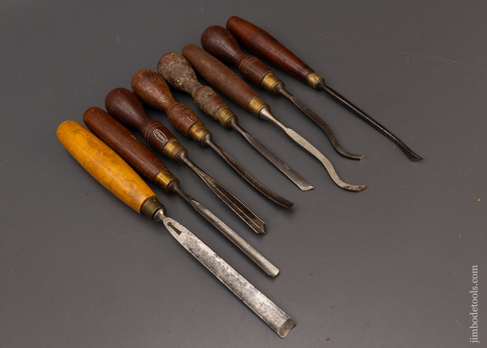 8 Good Carving Chisels Gouges by MARPLES - 111837