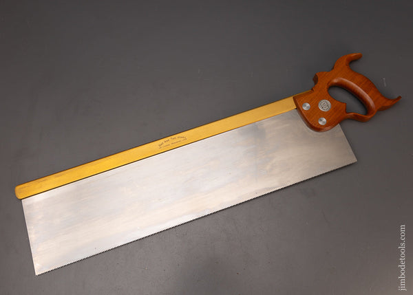 Minty 20 Inch Brass Back Saw by BAD AXE TOOL WORKS - 111861