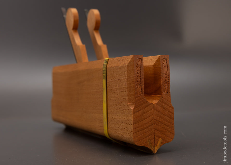 Dead Mint M.S. BICKFORD Pair od Snipe Bill Moulding Planes - 111875