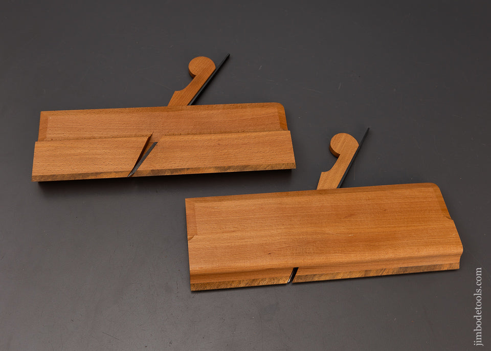 Dead Mint M.S. BICKFORD Pair od Snipe Bill Moulding Planes - 111875