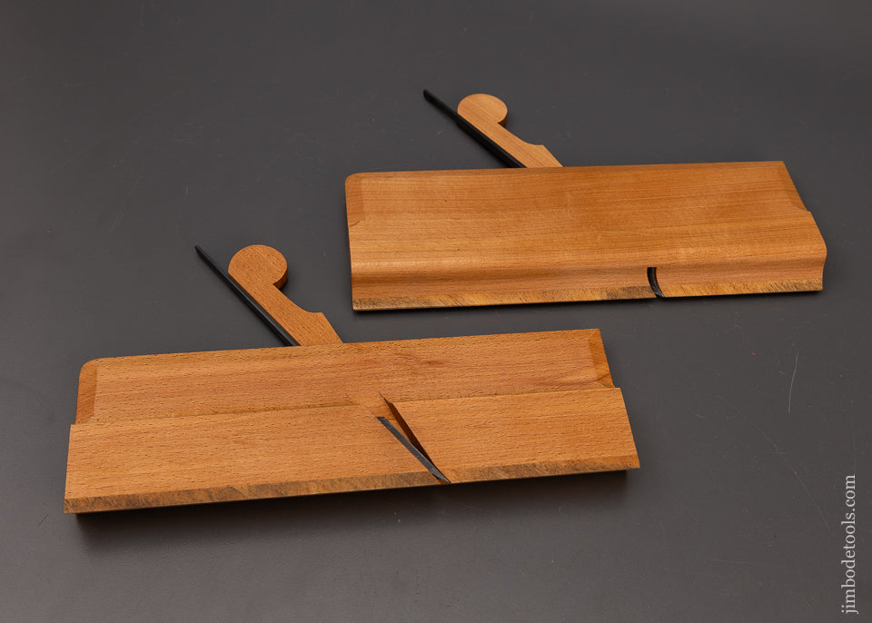 Dead Mint M.S. BICKFORD Pair od Snipe Bill Moulding Planes - 111875