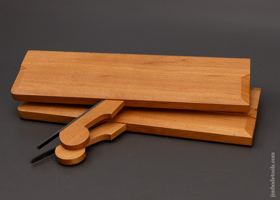 Dead Mint M.S. BICKFORD Pair od Snipe Bill Moulding Planes - 111875