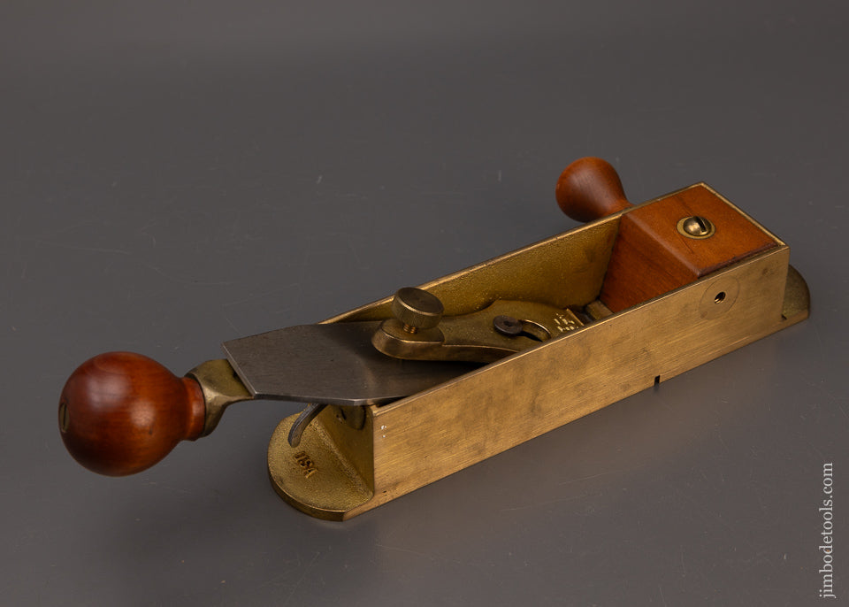Long-Ago DISCONTINUED Bronze LIE NIELSEN No. 9 Piano Maker’s Miter Plane - 111883