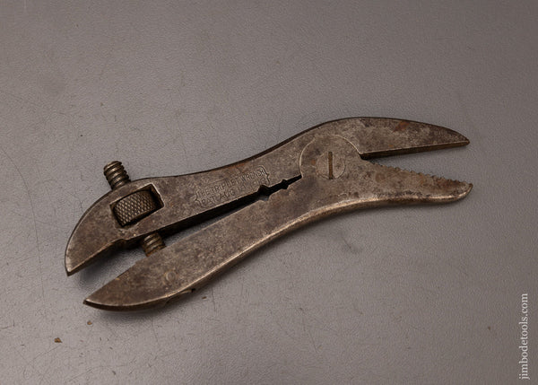 Awesome & Rare! 5 inch STANLEY TRIPLET Adjustable Wrench - 111890