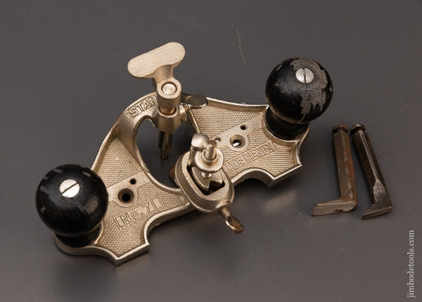 Complete & Fine STANLEY No. 71 Router Plane - 111919