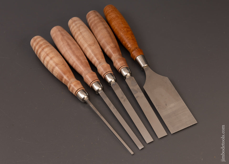 Mint Set of 5 BLUE SPRUCE TOOL WORKS Dovetail Chisels - 111935