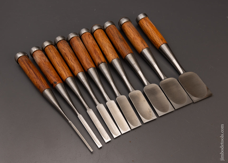 Mint Set of 10 Japanese Chisels - 111942