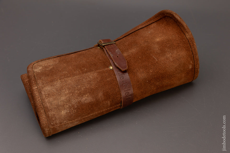 Near Mint Set of 5 LIE NIELSEN Bench Chisels in Leather Roll - 111965